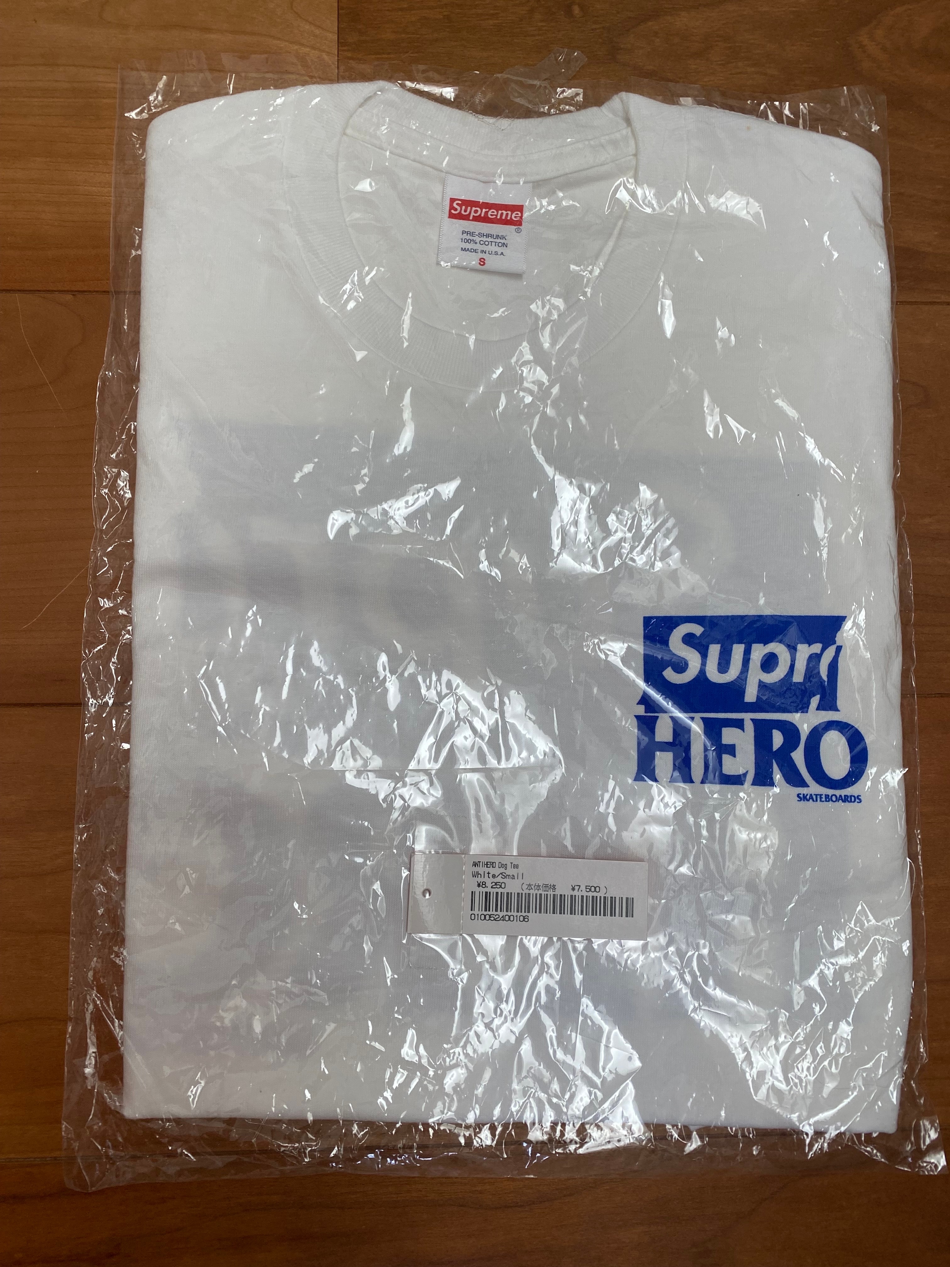 Supreme / ANTIHERO Dog Tee "White"