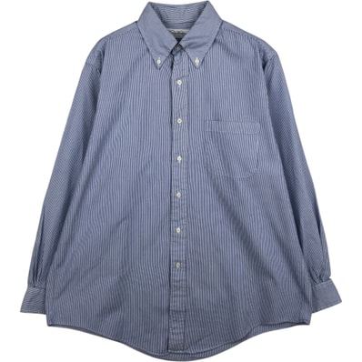 古着 ブルックスブラザーズ Brooks Brothers 長袖 ボタンダウンストライプシャツ USA製 メンズL相当/eaa626405