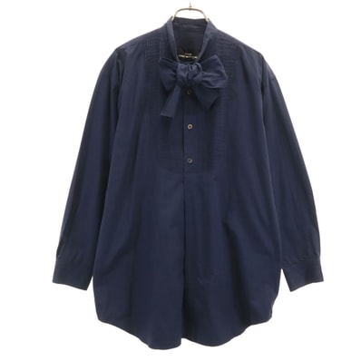 tricot COMME des GARCONS トリココムデギャルソン 90s オールド 長袖 プルオーバー シャツ ネイビー