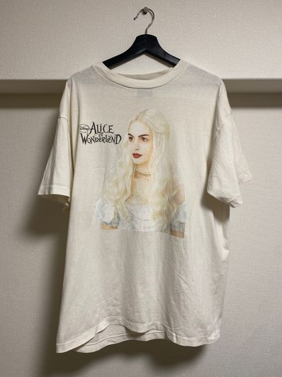 © SAINT Mxxxxxx x Disney Alice In Wonderland QN Short Sleeve T-shirt "White"