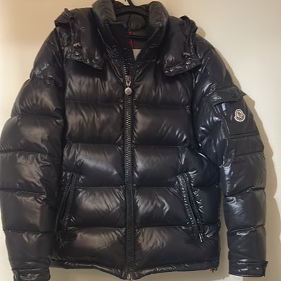 MONCLER Maya Short Down Jacket "Night Blue"