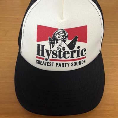 HYSTERIC GLAMOUR Guitar Girl Mesh Cap "Black" 02233QH05