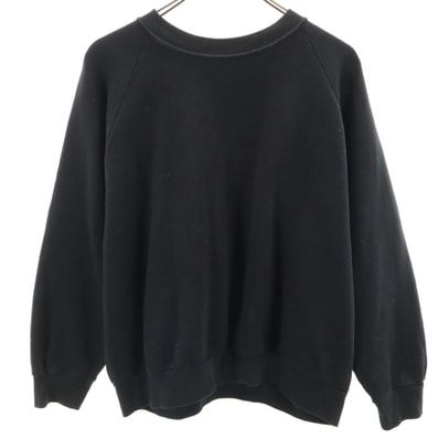 FRUIT OF THE LOOM フルーツオブザルーム 長袖 トレーナー XL ブラック