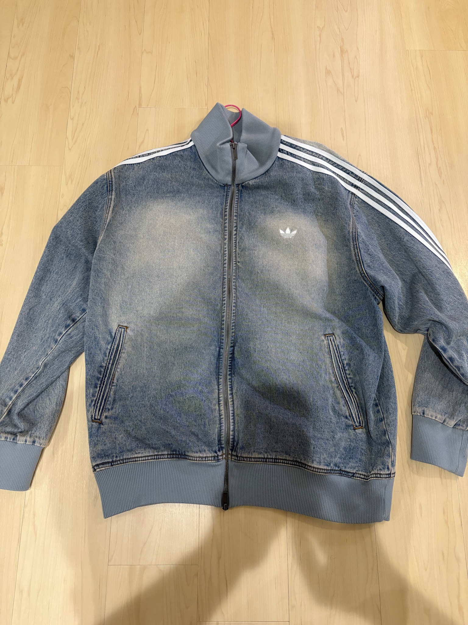 adidas x atmos Denim Firebird Track Top "Indigo Denim"