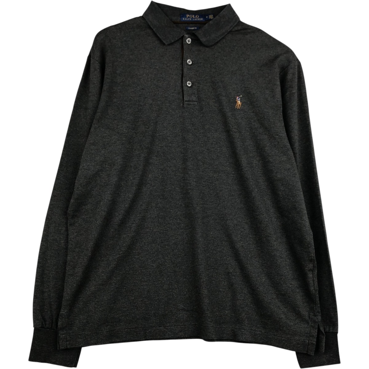古着 ラルフローレン Ralph Lauren POLO RALPH LAUREN CLASSIC FIT 長袖 ポロシャツ メンズM相当/eaa630565