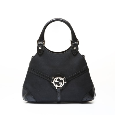 グッチ GUCCI GG インターロッキング ハンドバッグ【中古】