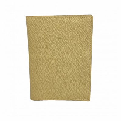【6eb0512】エルメス 手帳カバー アジェンダPM ヴォーエプソン ヴァニラ シルバー金具 □M刻印【中古】レディース