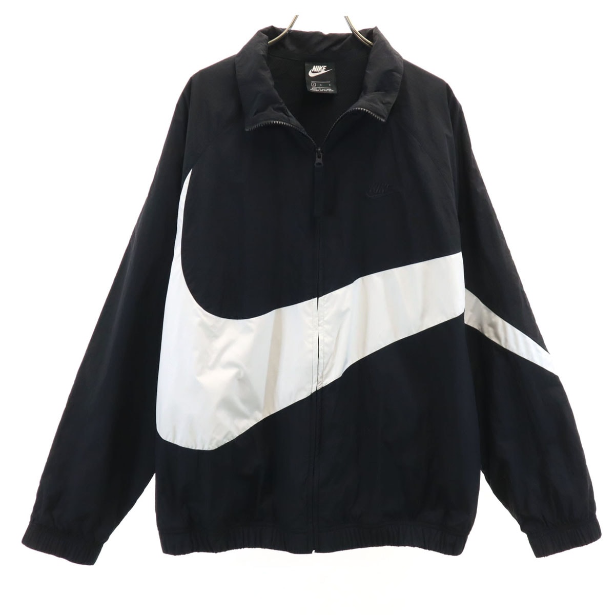 NIKE ナイキ ビックスウォッシュ ナイロンジャケット L ブラック 裏メッシュ