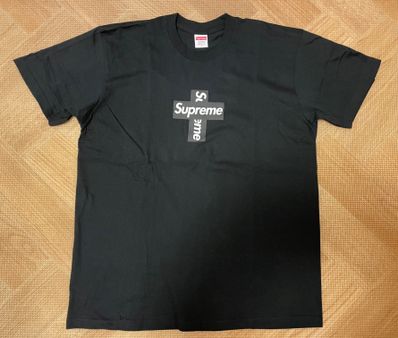 Supreme Cross Box Logo Tee "Black"