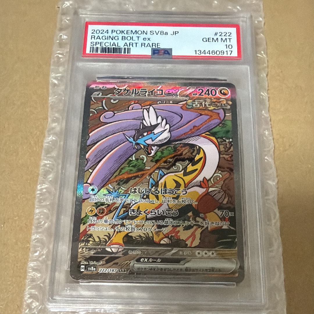 タケルライコex SAR [SV8a 222/187](ハイクラスパック「テラスタルフェスex」)