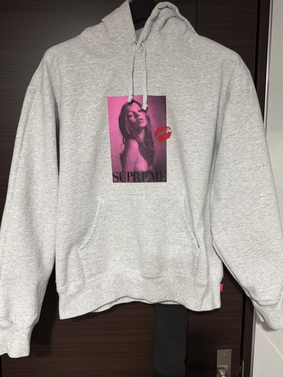 Supreme Kate Moss Hooded Sweatshirt "Ash Grey"