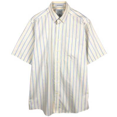 古着 90年代 エルエルビーン L.L.Bean Wrinkle Resistant 半袖 ボタンダウン チェックシャツ メンズL相当 ヴィンテージ/eaa668787