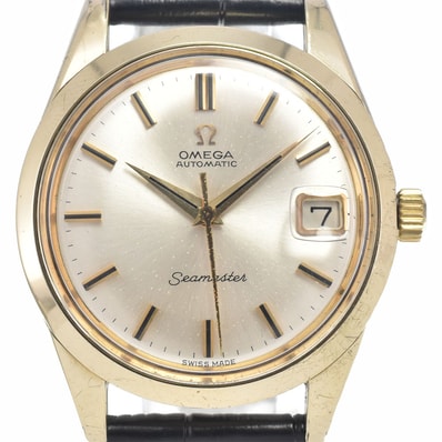 オメガ OMEGA Ref.166.010 ヴィンテージ シーマスター Cal.562 シルバー 自動巻き メンズ 腕時計 E#146673