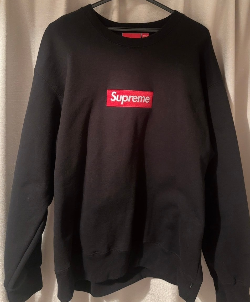 Supreme Box Logo Crewneck "Black" (22FW)