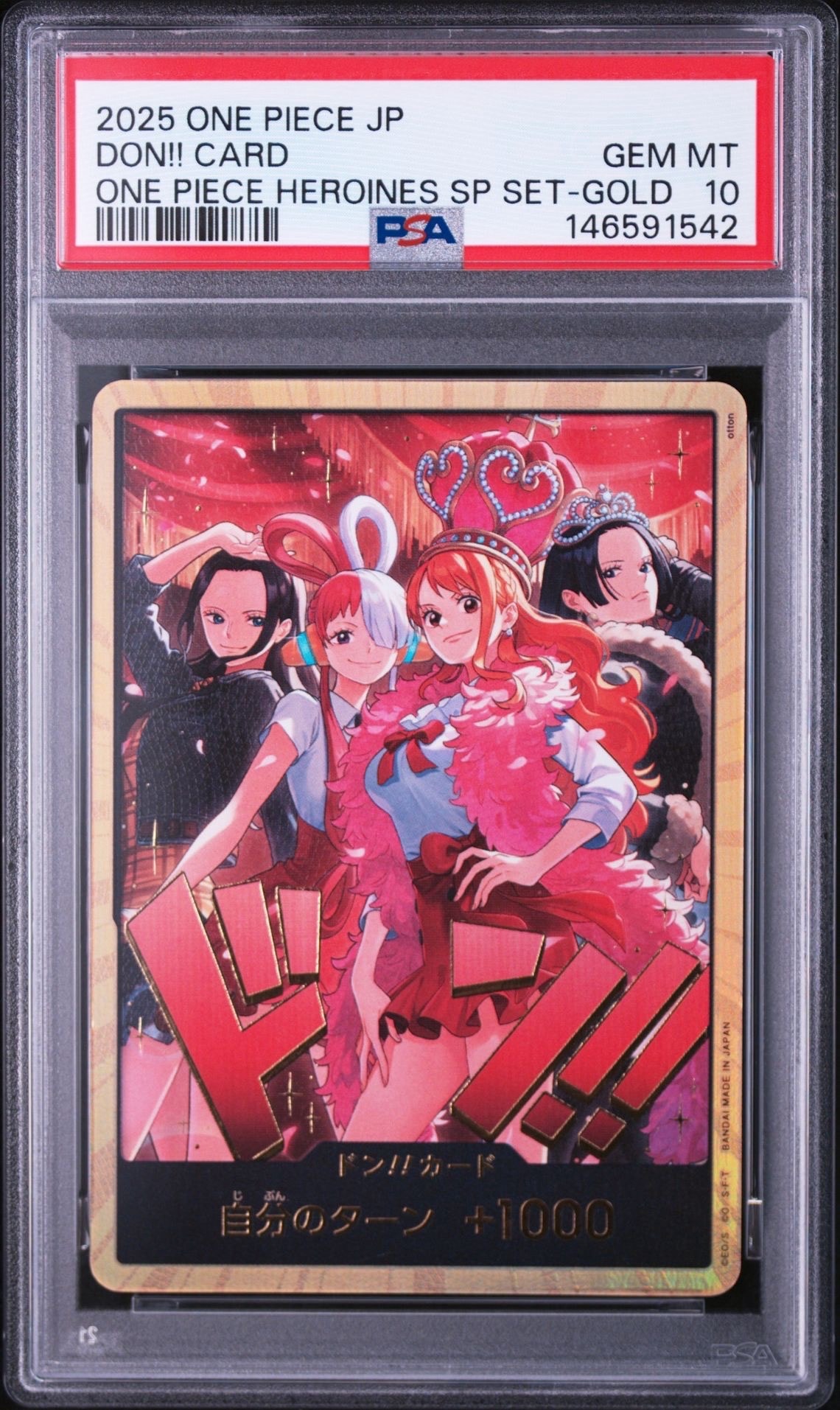 PSA10】ドン!!カード : ロビン&ウタ&ナミ&ハンコック スーパーパラレル