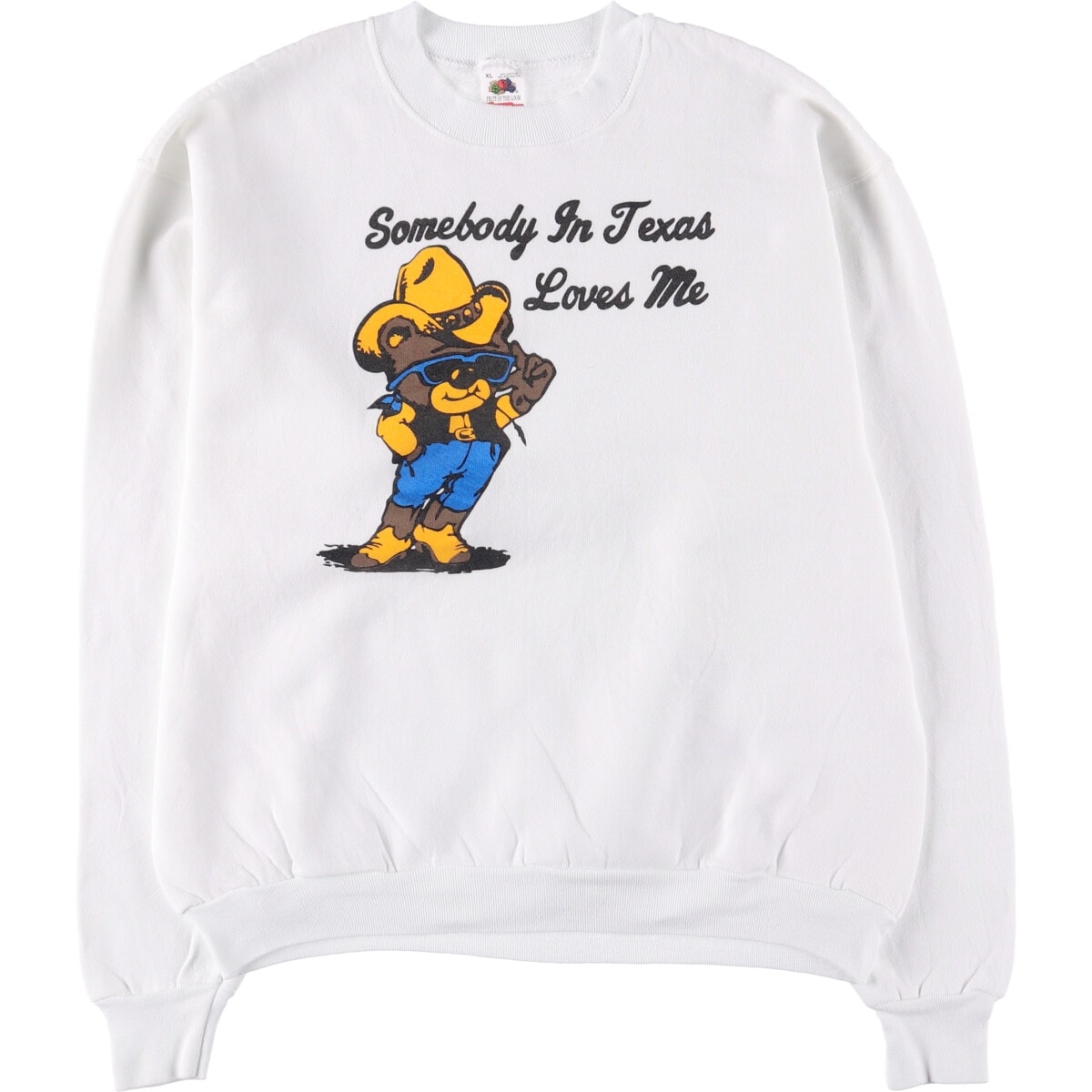 古着 90年代 フルーツオブザルーム FRUIT OF THE LOOM キャラクタースウェットシャツ トレーナー USA製 メンズXL相当 ヴィンテージ/eaa589772