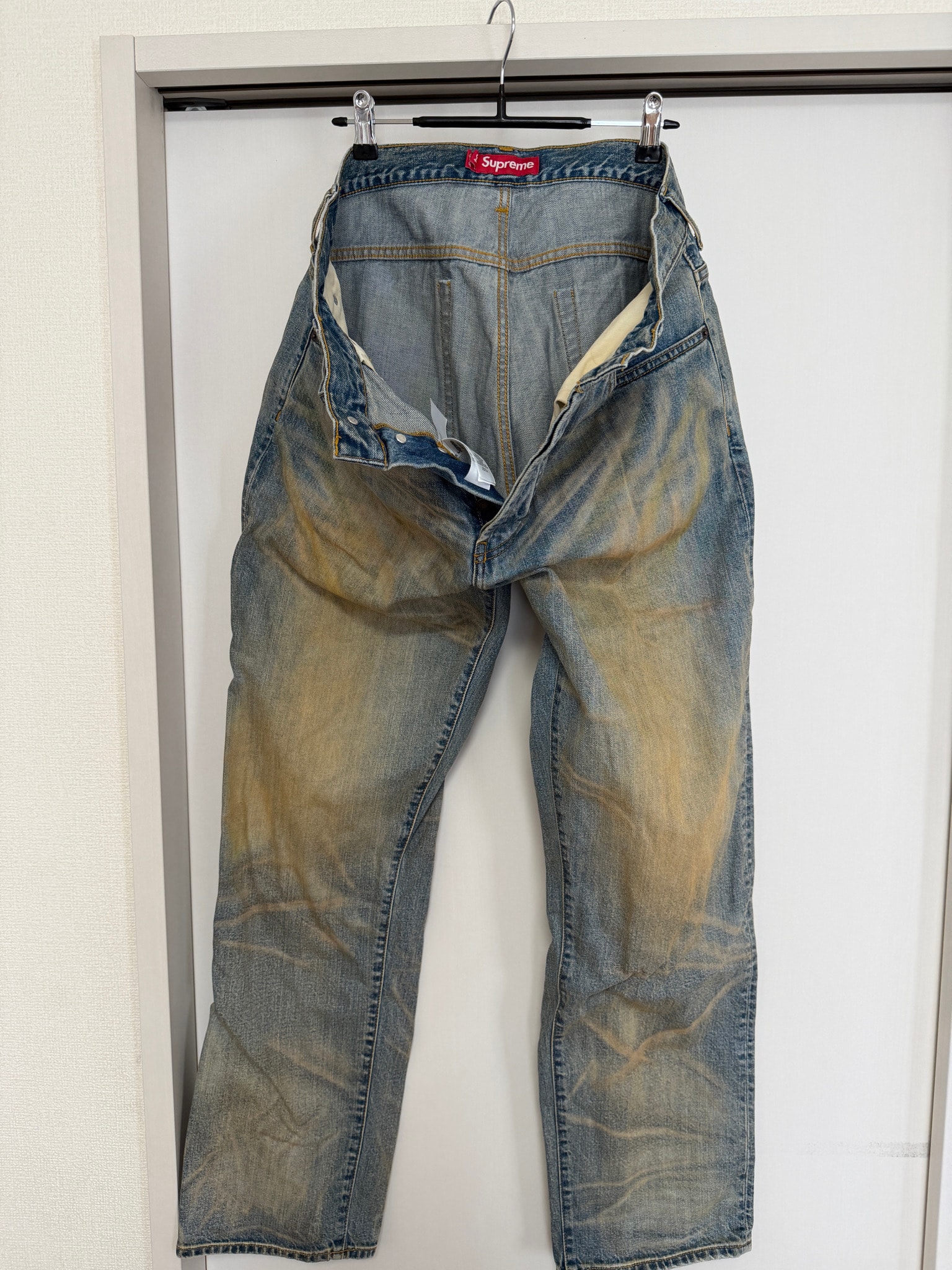 Supreme Regular Jean (25FW) "Dirty Indigo"