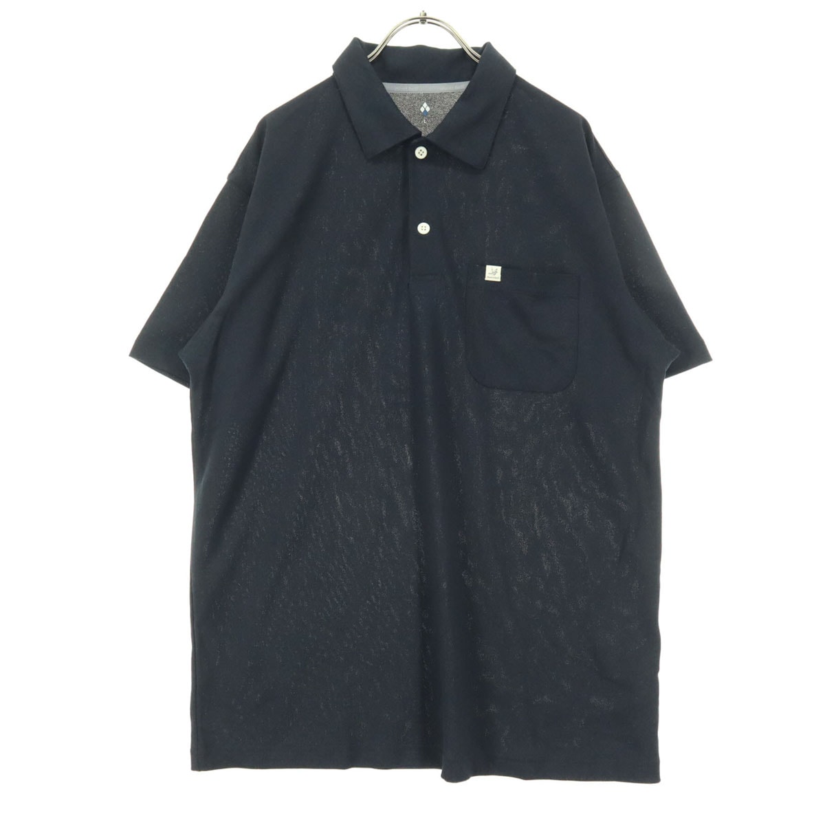 美品 mont-bell モンベル 半袖 ポロシャツ L ブラック