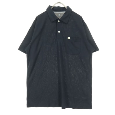 美品 mont-bell モンベル 半袖 ポロシャツ L ブラック