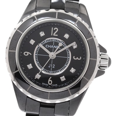 シャネル J12 8Pダイヤモンド H2569 レディース 【中古】