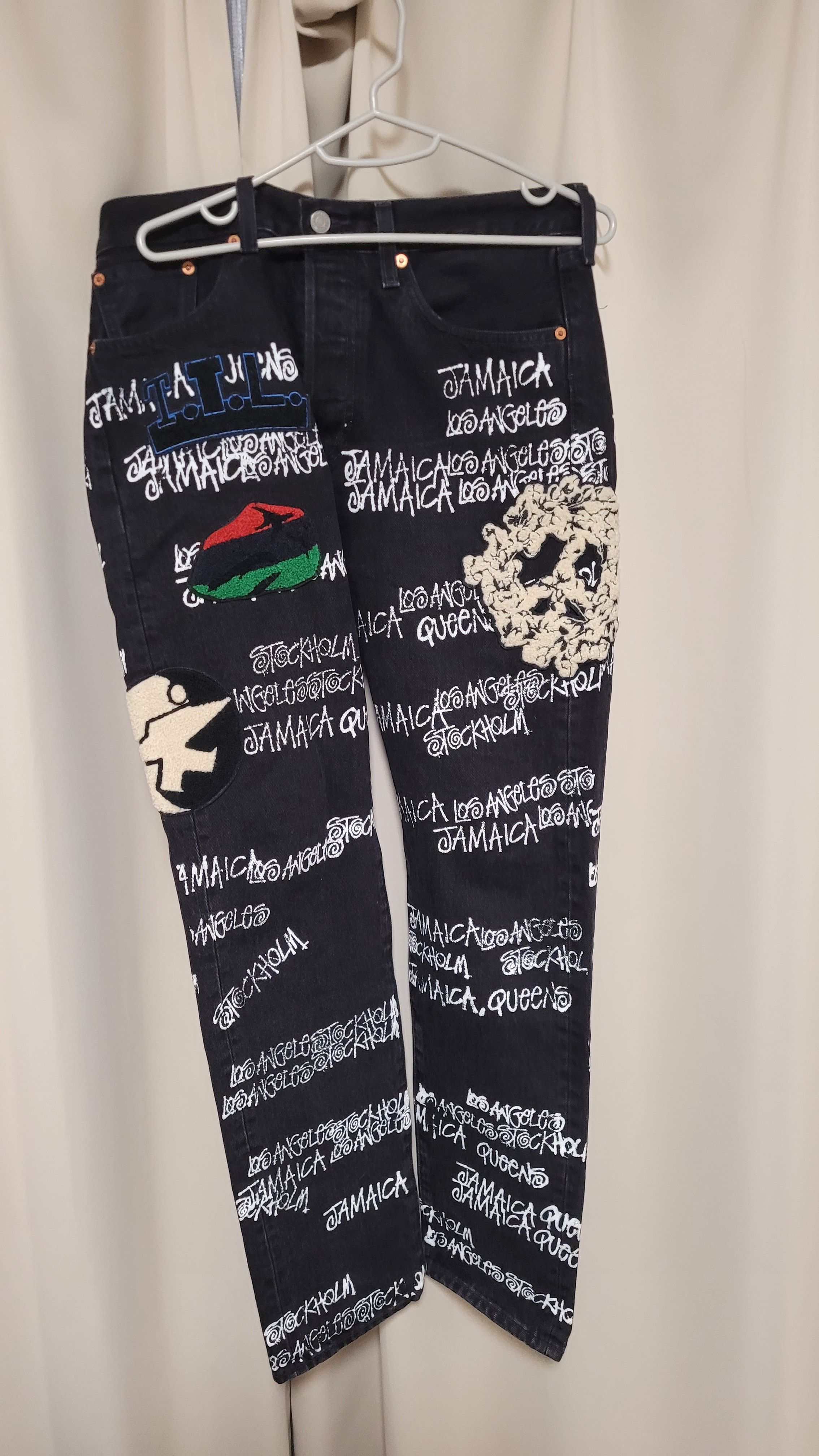 Stussy x Our Legacy x Denim Tears Pants "Black"