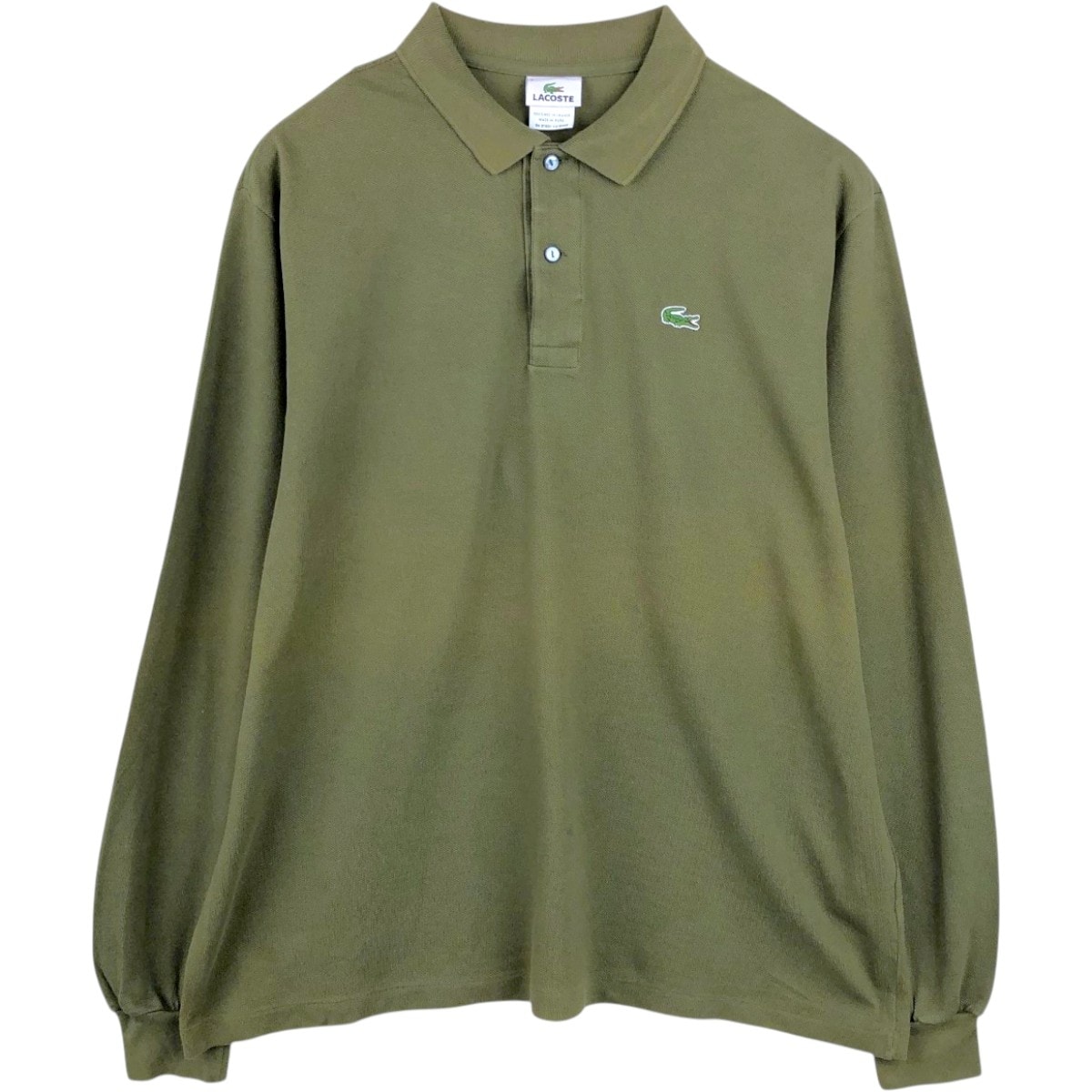 古着 ラコステ LACOSTE フランス企画 長袖 ポロシャツ 7 メンズXXL相当/eaa667124