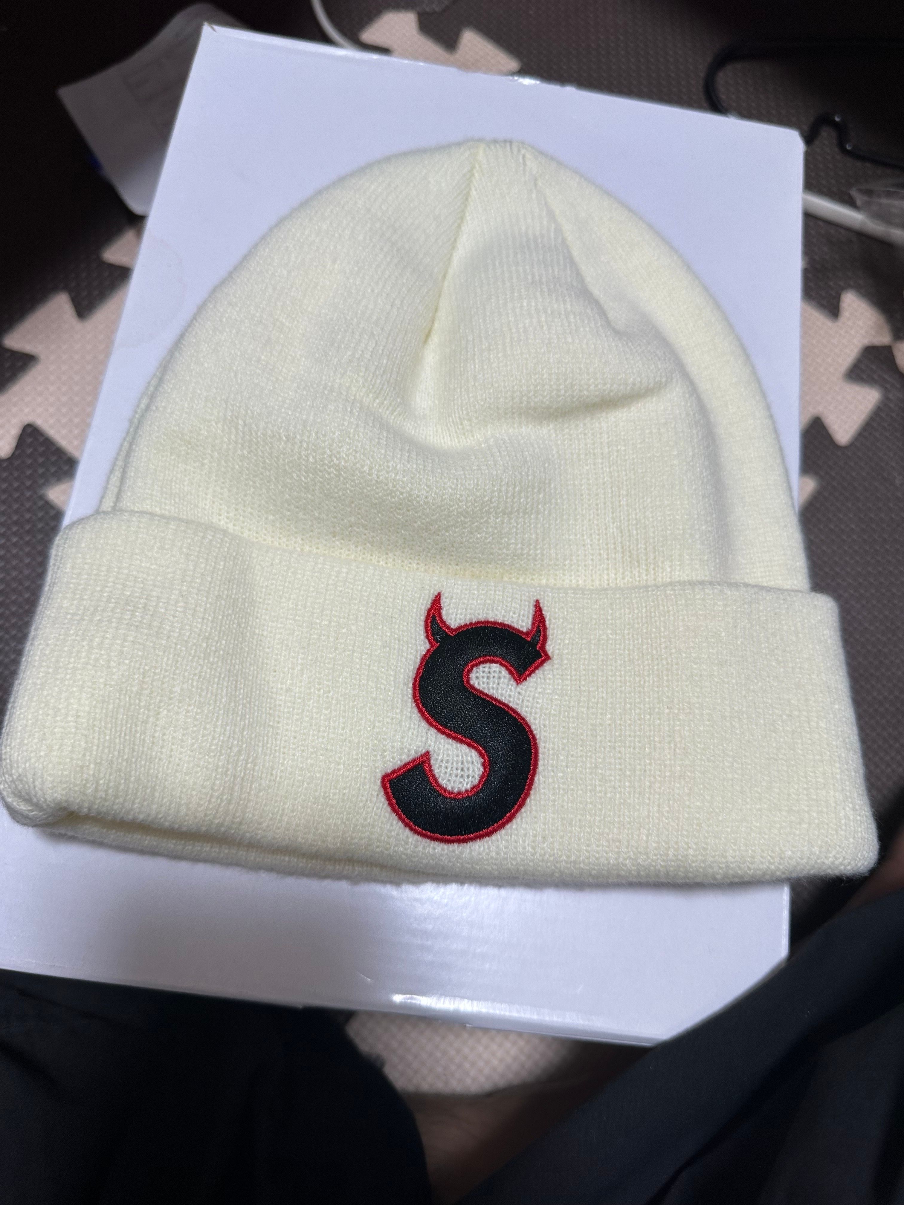 Supreme New Era S Logo Beanie "Natural" (22FW)