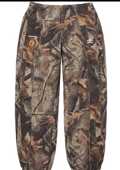Supreme x Umbro Cotton Ripstop Track Pant (26SS) "Realtree Hardwoods Camo"
