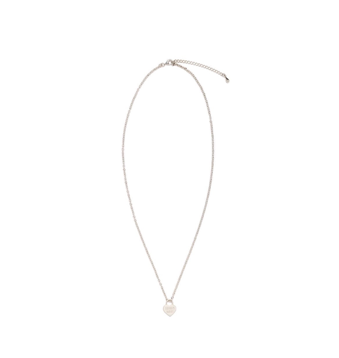 HUMAN MADE Heart Silver Necklace "Silver"