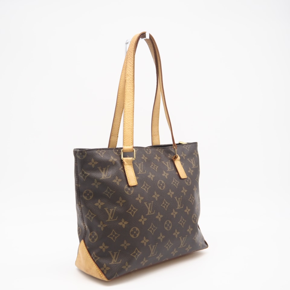 LOUIS VUITTON ルイ・ヴィトン モノグラム カバ ピアノ M51148 ハンドバッグ ブラウン コーティングキャンバス レザー レディース