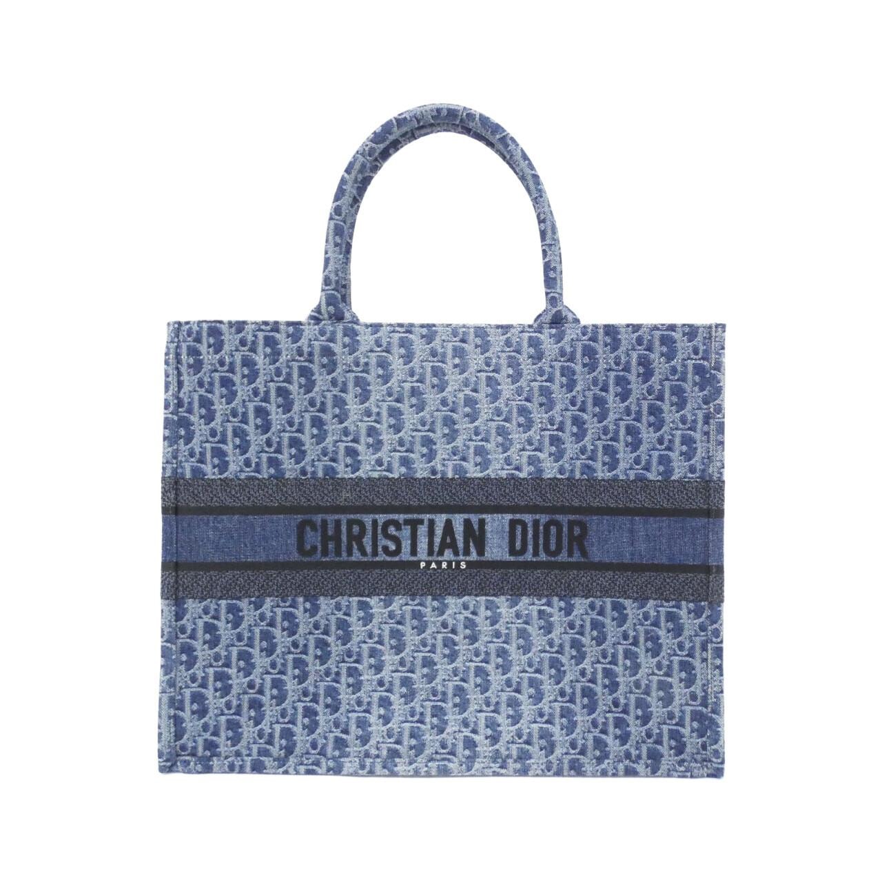 クリスチャンディオール DENIM DIOR OBLIQUE ディオール ブック トート ラージ M1286ZEGC バッグ