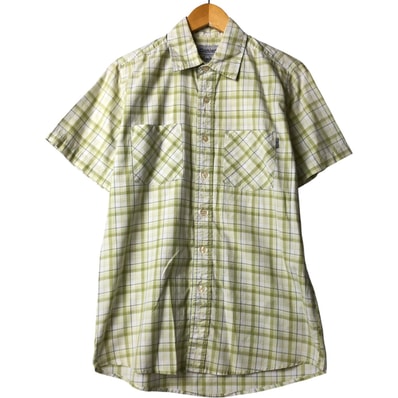 古着 カーハート Carhartt チェック柄 半袖 ワークシャツ メンズM相当/eaa589005