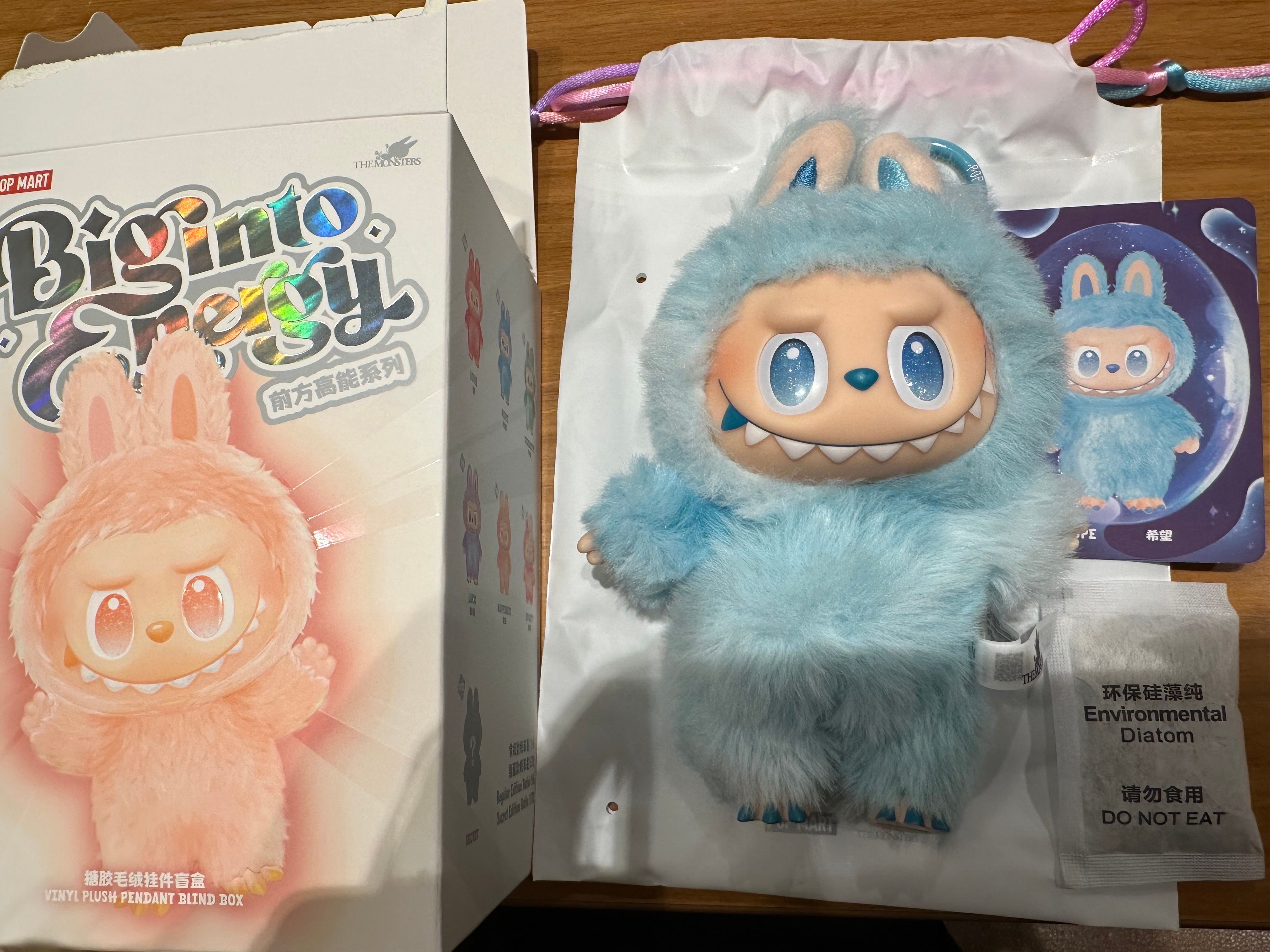 POP MART THE MONSTERS (LABUBU) Big into Energy Series Plush Pendant HOPE