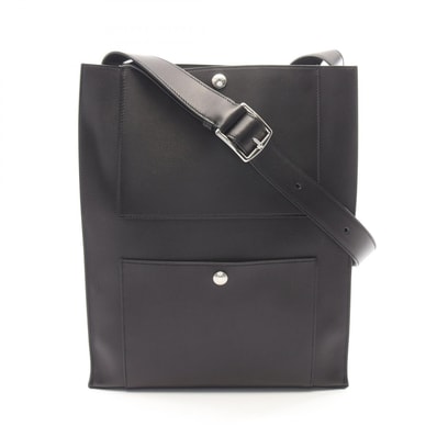 エルメス HERMES キャブH カバッシュ ショルダーバッグ バッグ レザー エバーグレイン W刻印(2024年製造) レディース ブラック系 085056CK 【中古】