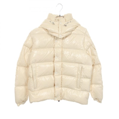 モンクレール MONCLER MAYA マヤ ダウンジャケット 衣料品 アウター ナイロン レディース アイボリー系 【中古】
