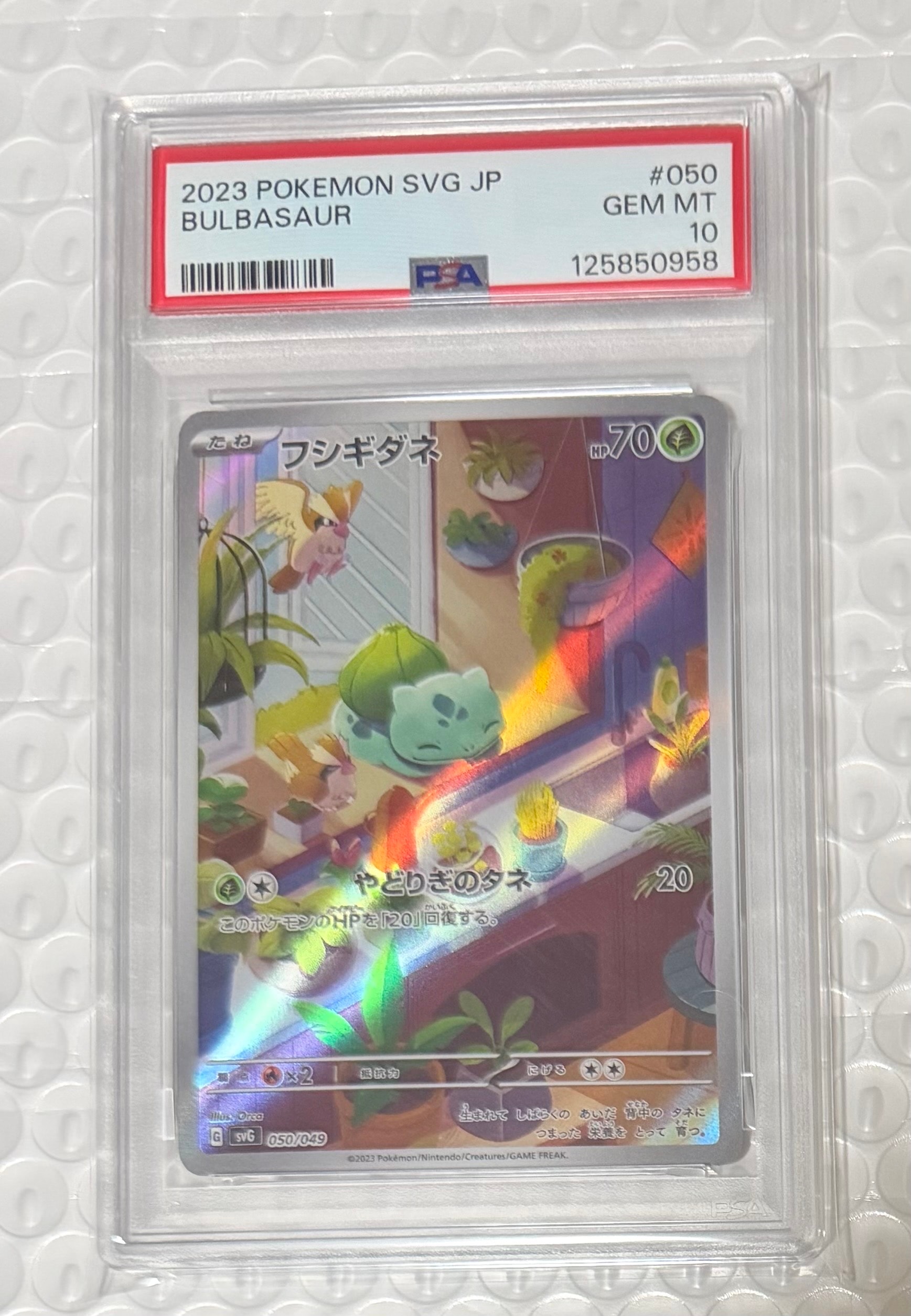 フシギダネ :フルイラスト [SVG 050/049](スペシャルデッキセットex「フシギバナ・リザードン・カメックス」)