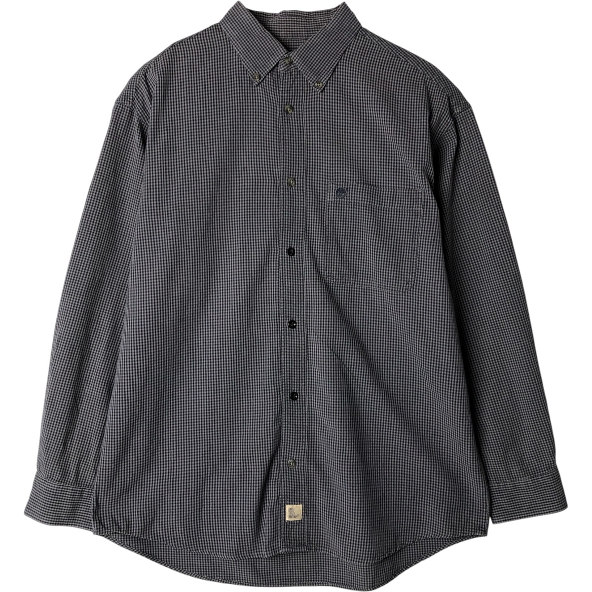 古着 90~00年代 ティンバーランド Timberland 長袖 ボタンダウンチェックシャツ メンズL相当 ヴィンテージ/eaa577527