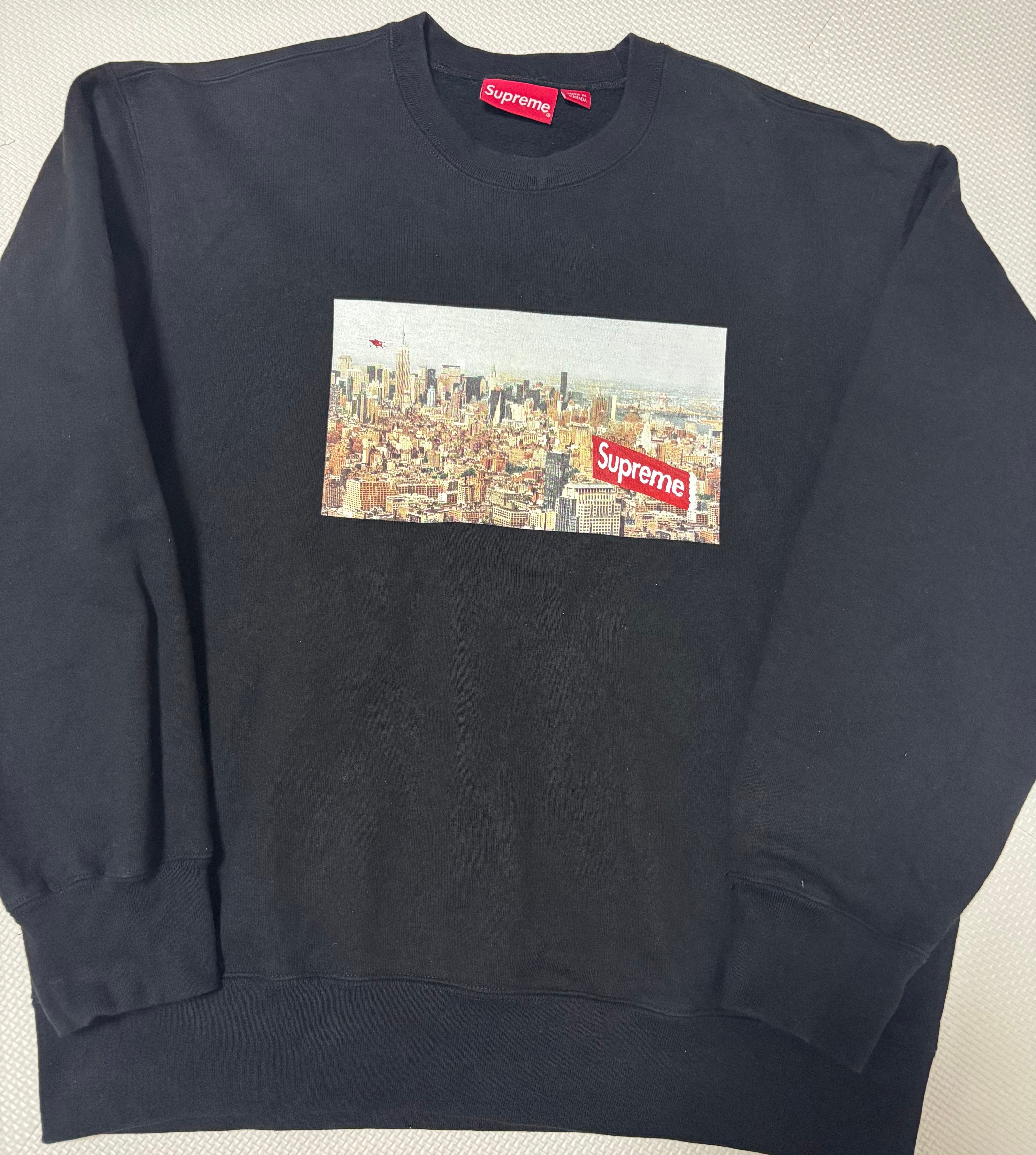 Supreme Aerial Crewneck "Black"