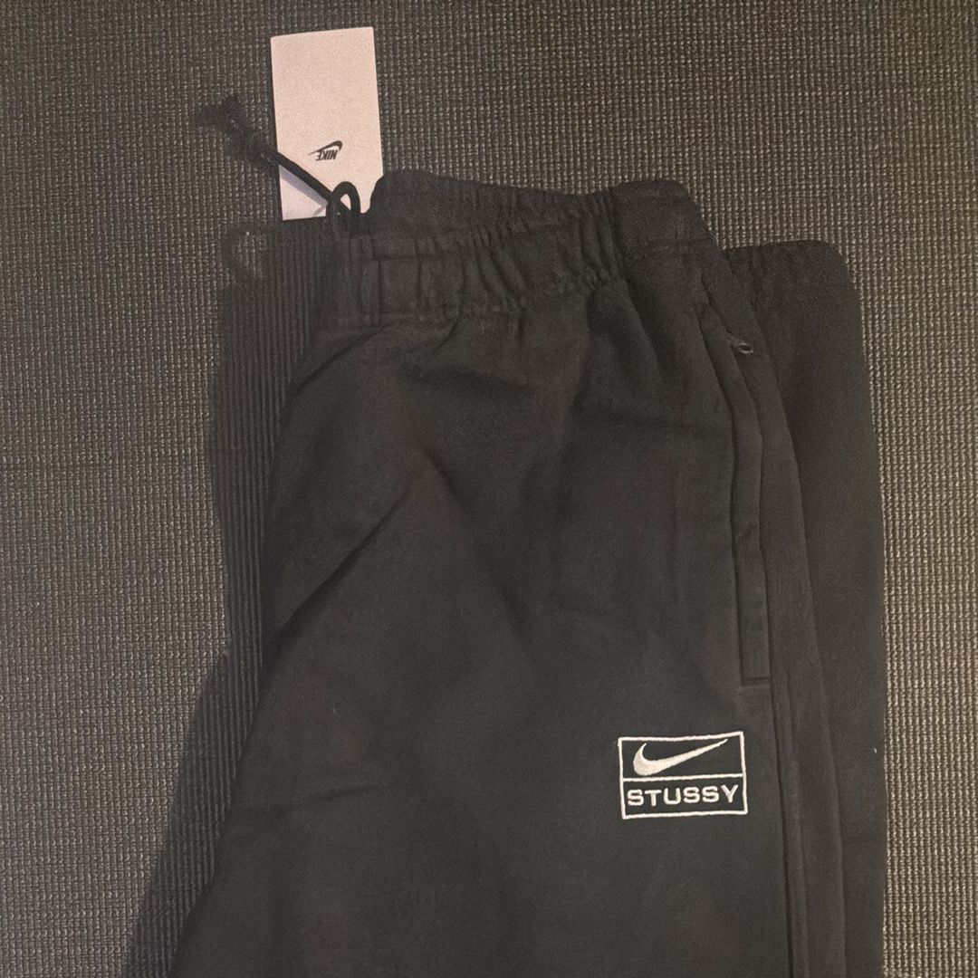 Stussy x Nike Stone Washed Fleece Pant "Black" (US Size) FN5235-010
