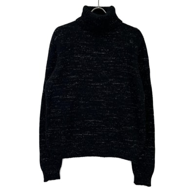 エルメス ブラック カシミヤ ハイネック ニットセーター M