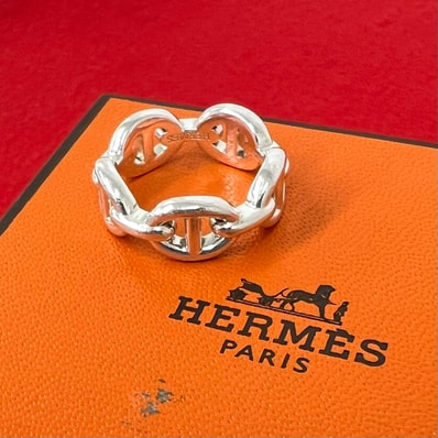 HERMES エルメス アンシェネ PM リング シルバー925 リング・指輪 8号 シルバー
19967