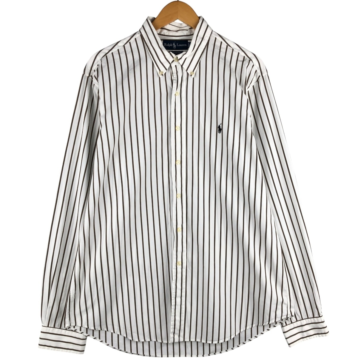 古着 ラルフローレン Ralph Lauren CUSTOM FIT 長袖 ボタンダウンチェックシャツ メンズXL相当/eaa595091