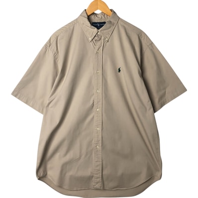 古着 ラルフローレン Ralph Lauren BLAKE 半袖 ボタンダウンシャツ メンズL相当/eaa541733