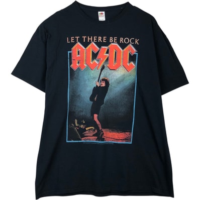 古着 フルーツオブザルーム FRUIT OF THE LOOM AC/DC エーシーディーシー バンドTシャツ バンT メンズXL相当/eaa648433