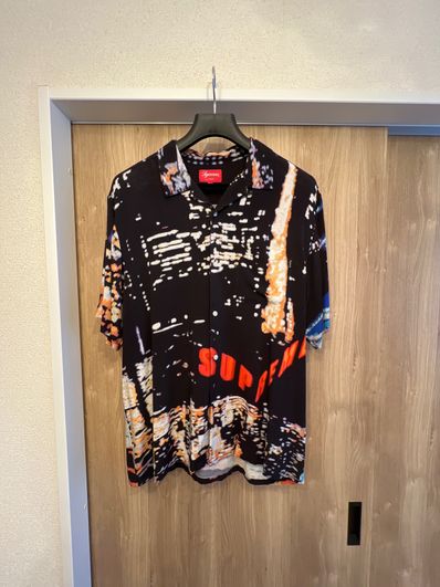 Supreme City Lights Rayon S/S Shirt "Black"