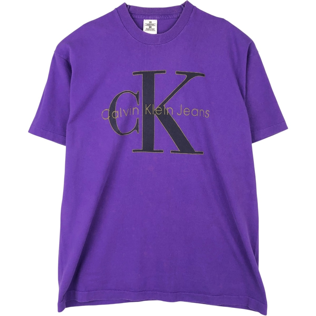 古着 カルバンクライン Calvin klein JEANS 半袖 ロゴTシャツ カナダ製 メンズXL相当/eaa647827