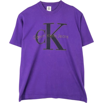 古着 カルバンクライン Calvin klein JEANS 半袖 ロゴTシャツ カナダ製 メンズXL相当/eaa647827