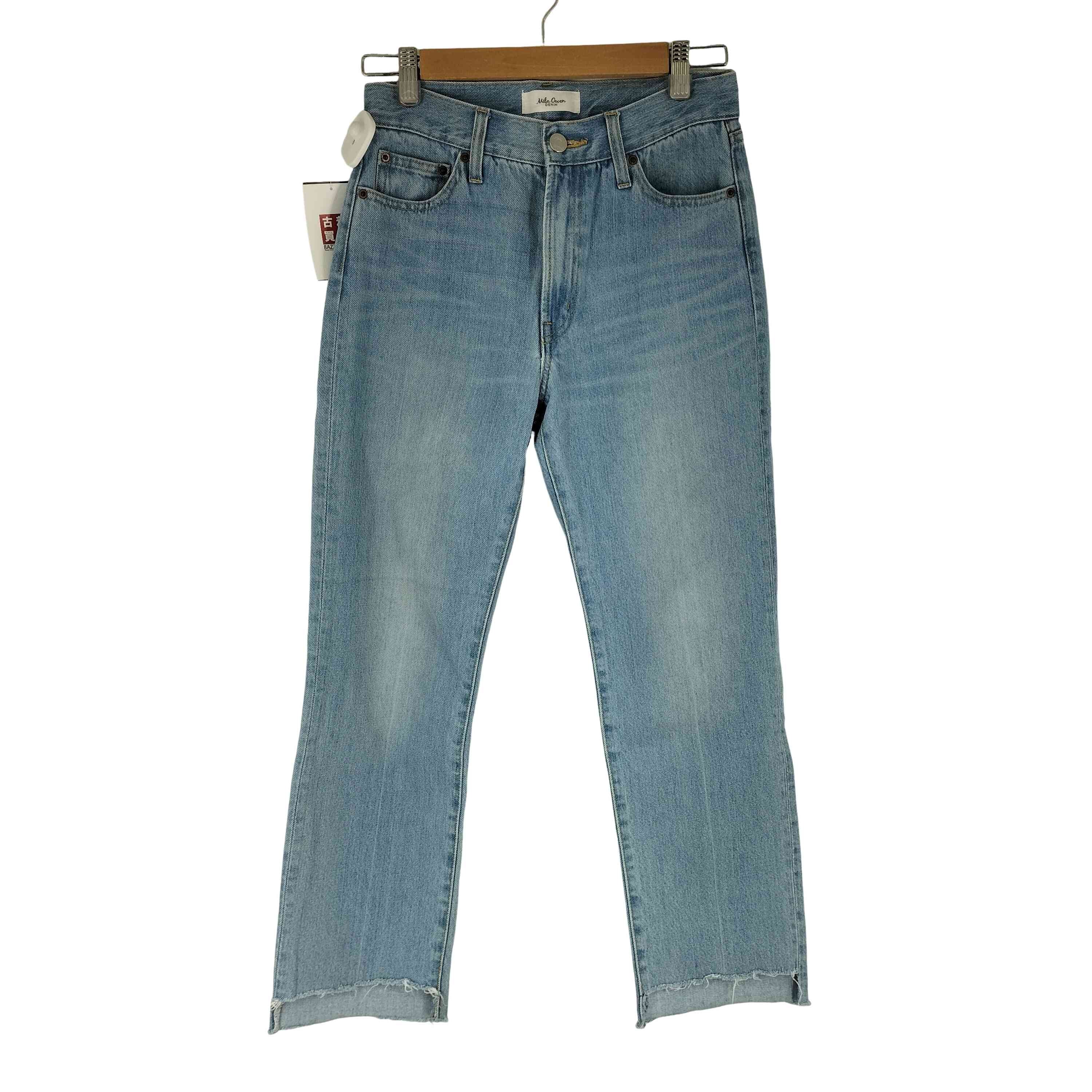 切りっぱなし ストレートデニムパンツ【1142334854283】