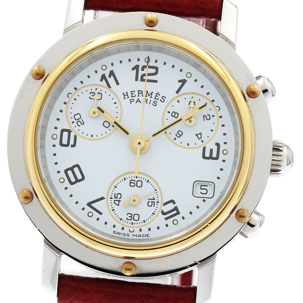 エルメス クリッパークロノ CL1.320 レディース 【中古】