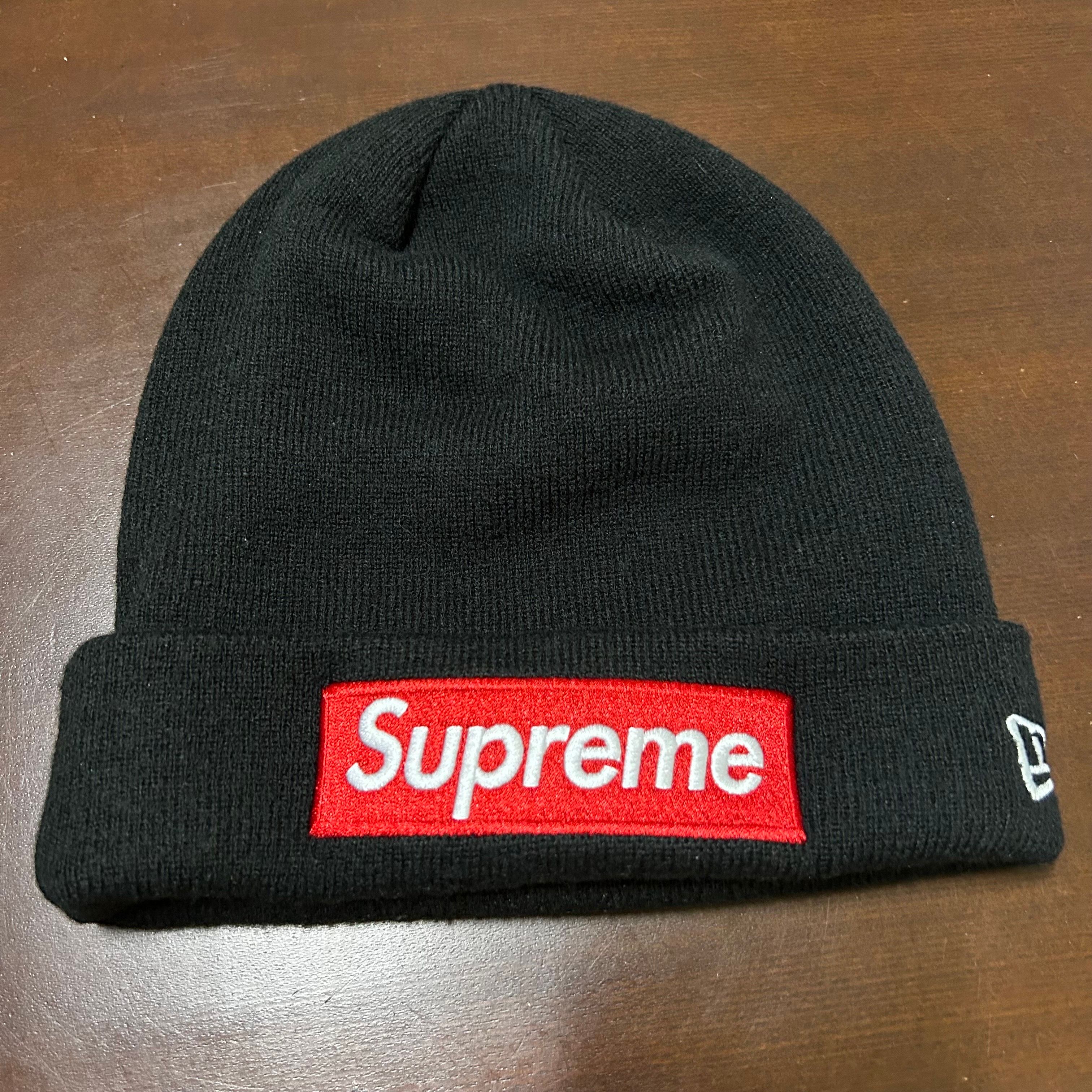 Supreme New Era Box Logo Beanie "Black"